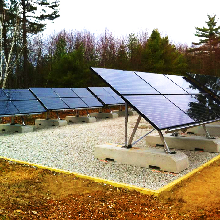 A Photo Of Residential Solar Panels In Bellingham, MA - Mass Renewables Inc. 