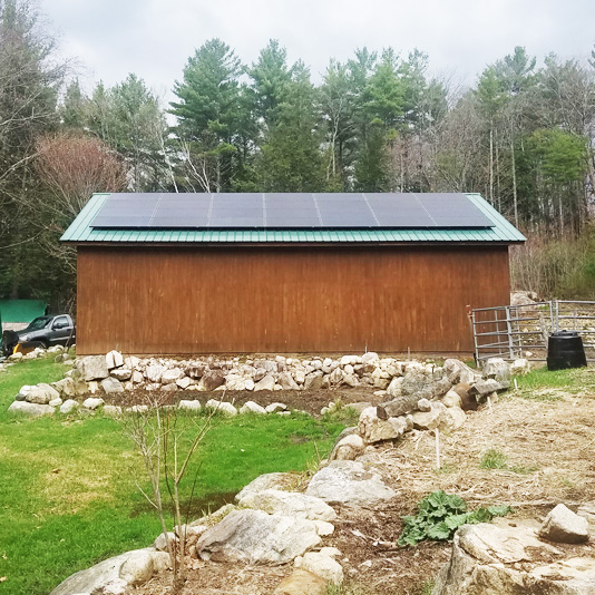 A Picture of Roof Mount Solar Panel Installation In Athol, MA - Mass Renewables Inc. 
